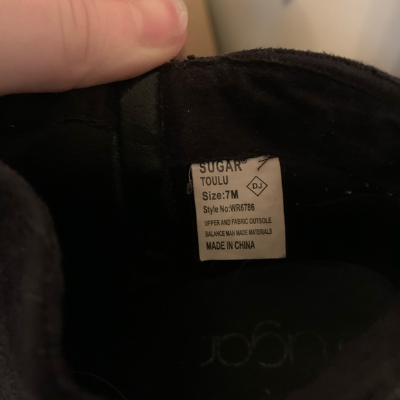 Black Ankle Booties - Picture 2 of 3